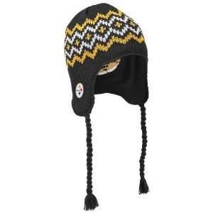   Steelers Reebok Yarn Tie Fashion Knit Hat