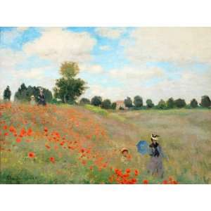  Gallery Wrapped   MONET   Poppy field Argenteuil   24 x 30 