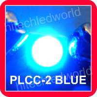 50p SMD SMT 0603 Bright BLUE LED Lamp Light 500mcd  