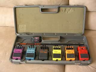 Boss PEDALS BCB 6 case Japan PSM 5, OD 2, CE 3,BF 2 + DS 2 and MT 2 