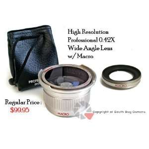42x Wide Angle Panoramic Macro Fisheye Lens for Sony CyberShot DSC H1 