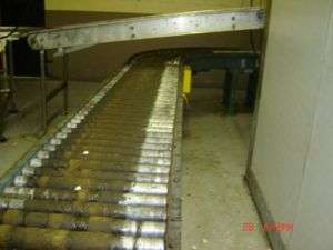 SECTIONS HEAVY DUTY POWER CONVEYOR 16FT 20FT AND 16FT  