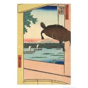   and the Fukagawa District Giclee Poster Print by Ando Hiroshige, 24x32