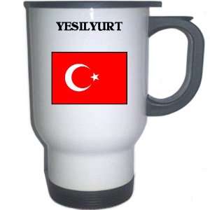  Turkey   YESILYURT White Stainless Steel Mug Everything 