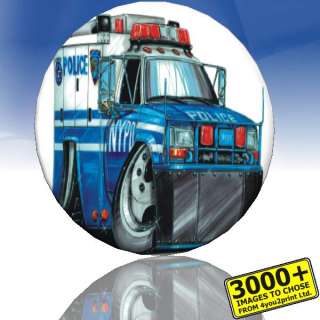KOOLART 0902 Emergency NYPD Truck Personalised 45mm Badge  