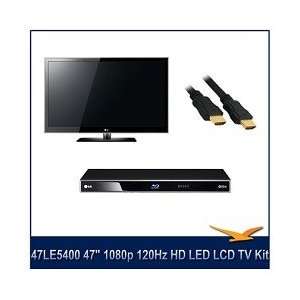  LG 47LE5400 47 Full HD 1080P Broadband 120Hz LED LCD TV 