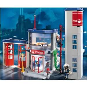  Playmobil 4819 Rescue Set Fire Station Toys & Games