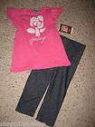 Juicy Couture Baby Girls 2 Pc. Set Outfit Top Pants Leg