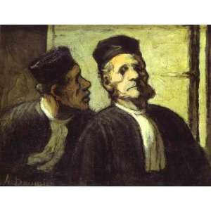 Hand Made Oil Reproduction   Honoré Daumier   32 x 24 inches   Two 