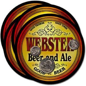  Webster , CO Beer & Ale Coasters   4pk 
