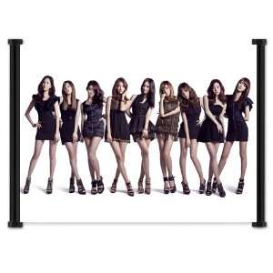  SNSD Girls Generation Kpop Fabric Wall Scroll Poster (21 