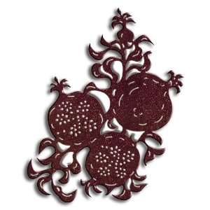  POMEGRANATES  16x11  Steel Medallions by Barbara Phelps 