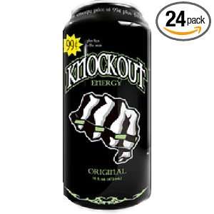 Knockout Original Energy Drink, 16 Ounce (Pack of 24)  