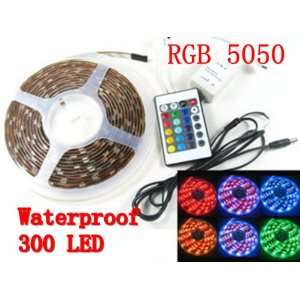  5M US shipping Waterproof RGB 300 LEDS 5050 SMD LED Strip 