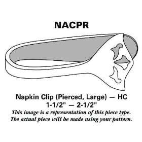  Yamazaki Epoch (Stainless) Napkin Clip Pierced Large HC 