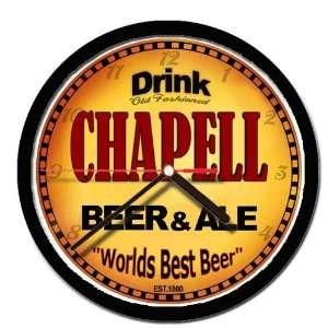  CHAPELL beer and ale cerveza wall clock 