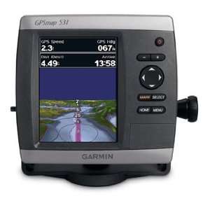  Garmin 531s GPSMap Chartplotter with Transducer Sports 