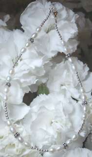 White Pearl Bali Silver Ankle Bracelet (2705)  