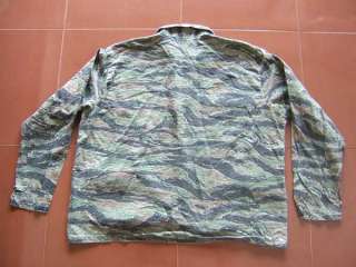 Vintage Tiger Stripe Camouflage Shirt XL #48  