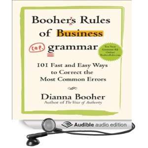  Boohers Rules of Business Grammar 101 Fast and Easy Ways 