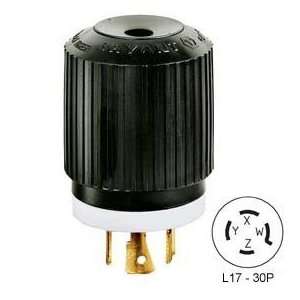Bryant 71730np Techspec® Plug, L17 30, 30a, 3ph 600v Ac, Black/White