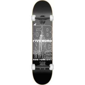 5Boro Empire Complete Skateboard   8.0 w/Mini Logo Wheels  