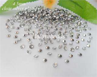 1000x 1/3CT Acrylic Diamond Confetti Wedding Party Decoration Crystal 