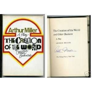  Arthur Miller Creation Of World Signed Autograph Book 