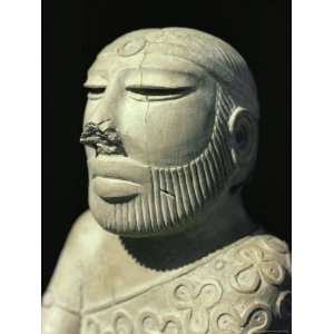  Mohenjodaro, a Carved Statue of King Priest, Karachi 