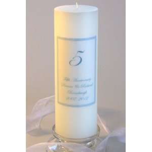  5th Anniversary Candle