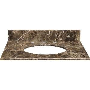 Xylem Vanities MAUT250 Stone Top 25 Marble For Undermount Sink 