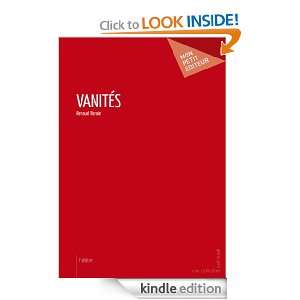 Vanités (French Edition) Renaud Baroin  Kindle Store