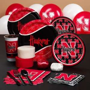    Nebraska Cornhuskers College Party Pack for 8 Toys & Games