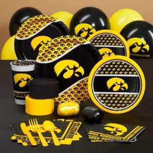  Iowa Hawkeyes College Party Pack for 8 Toys & Games