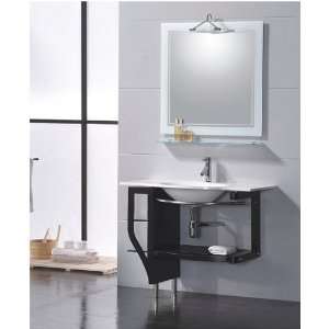  LUXExclusive Single Sink Bathroom Vanity LUX BC 6693. 39 x 