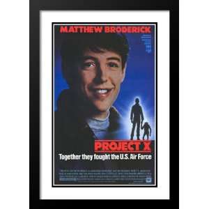 Project X 32x45 Framed and Double Matted Movie Poster   Style A   1987