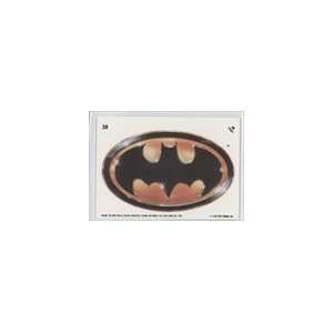  1989 Batman the Movie Stickers (Trading Card) #38   Batman 