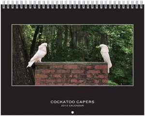 COCKATOO CAPERS PARROT BIRD 2012 CALENDAR, PROCEEDS SUPPORT RESCUE 