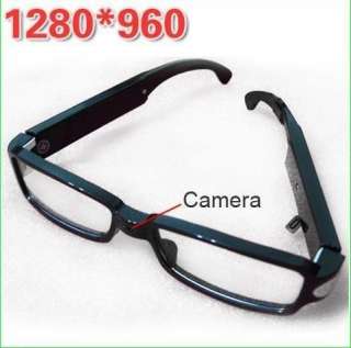   HD FULL 720P Glasses Spy Camcorder Hidden Camera 1280x960@30Fps Gentle