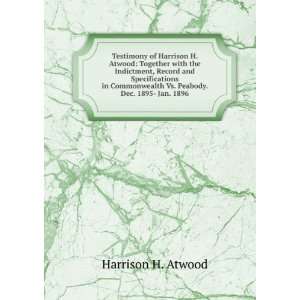   . Dec. 1895  Jan. 1896 (9785874198695) Harrison H. Atwood Books
