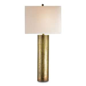   and Company 6504 Constable 1 Light Table Lamp in Vintage Brass 6504