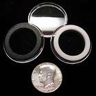 Airtite Coin Holder Capsule BLACK Ring 30 mm Half Dollar / Half 