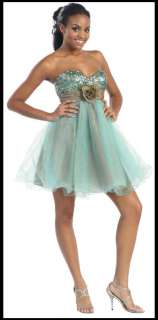 NEW SHORT PROM DRESS   COCKTAIL PARTY DRESSES STRAPLESS  