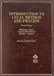 Berch, Berch and Spritzers Introduction to Legal Method and Process 