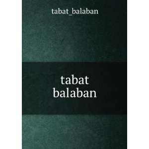  tabat balaban tabat_balaban Books