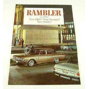   62 AMC RAMBLER BROCHURE American Classic Ambassador 