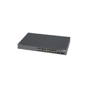  Tiger Switch 24PORT Managed 10/100 1U 2 Combo Ports 