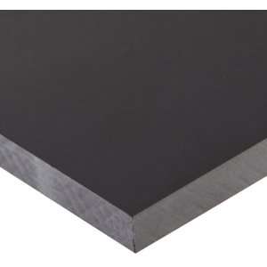   Rough Finish, ASTM D 3935, Black, 3/8 Thick, 12 Width, 24 Length