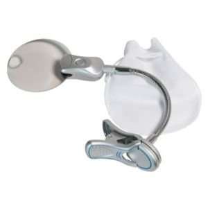  LIGHTED CLIP MAGNIFIER 75 mm Drafting, Engineering, Art 