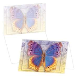  ECOeverywhere Butterfly Number 3 Boxed Card Set, 12 Cards 
